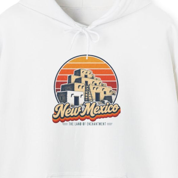 New Mexico Adobe Pueblo Hoodie