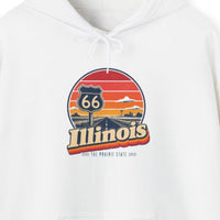 Illinois Route 66 Start Sign Hoodie