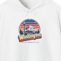 Washington Retro Sunset Hoodie