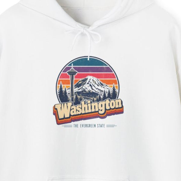 Washington Retro Sunset Hoodie