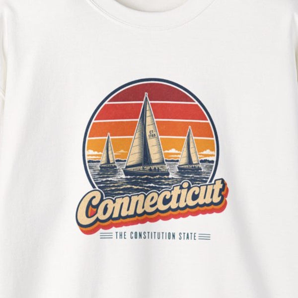 Connecticut Sailboats On The Sound Sweatshirt