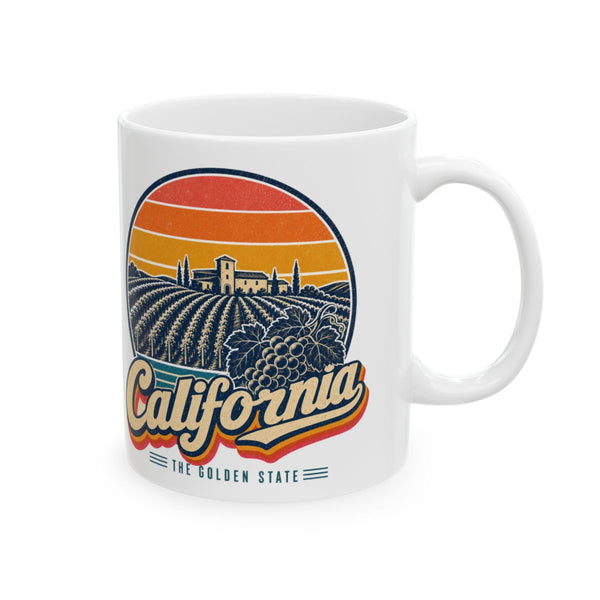 California Wine Country Vineyards Mug