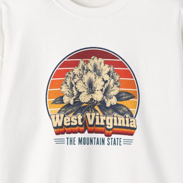 West Virginia Rhododendron Sweatshirt