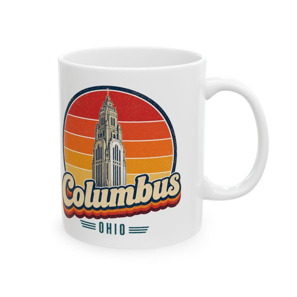 Columbus Retro Sunset Mug