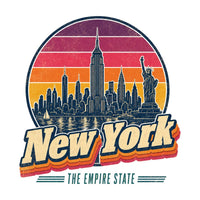 New York Retro Sunset Tee