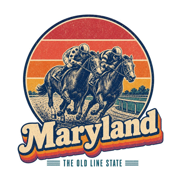 Maryland Thoroughbred Horse Race Tee