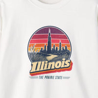 Illinois Retro Sunset Sweatshirt