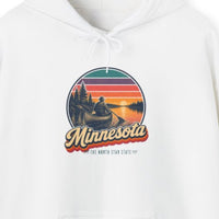 Minnesota Canoe On A North Lake Hoodie