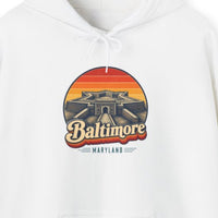 Baltimore Retro Sunset Hoodie