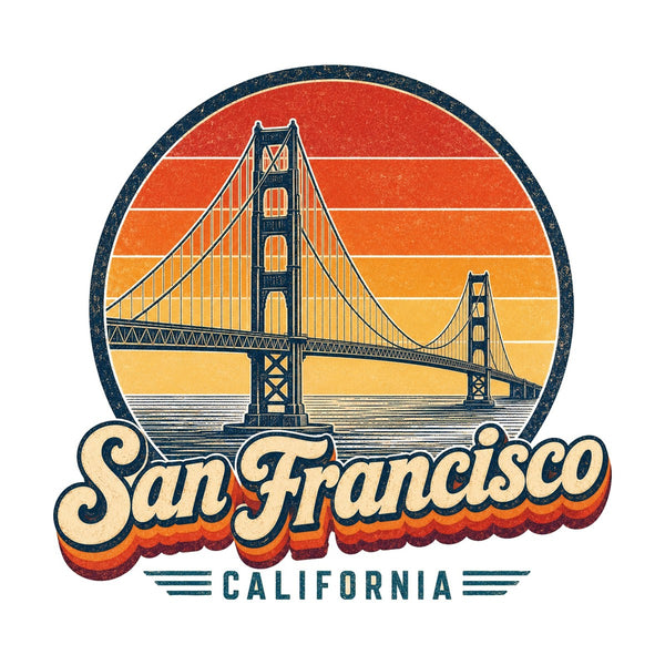 San Francisco Retro Sunset Tee