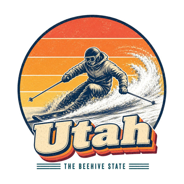 Utah Powder Skiing Tee