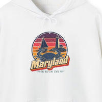 Maryland Retro Sunset Hoodie