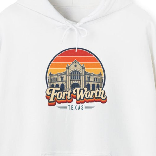 Fort Worth Retro Sunset Hoodie