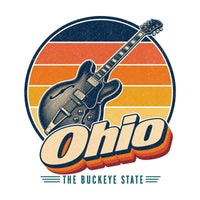 Ohio Rock And Roll Guitar Tee