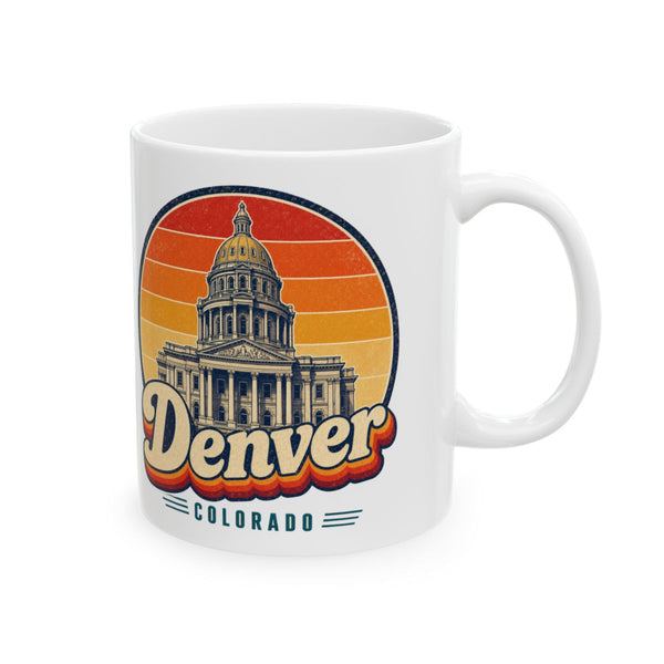 Denver Retro Sunset Mug