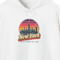 New York Retro Sunset Hoodie