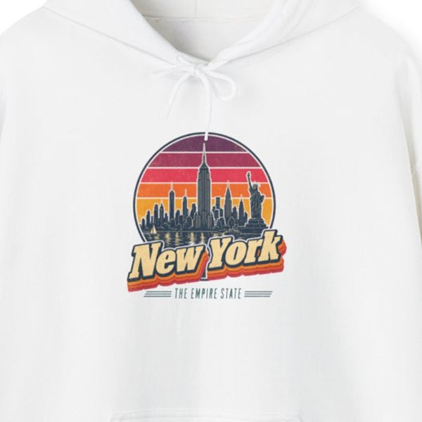 New York Retro Sunset Hoodie
