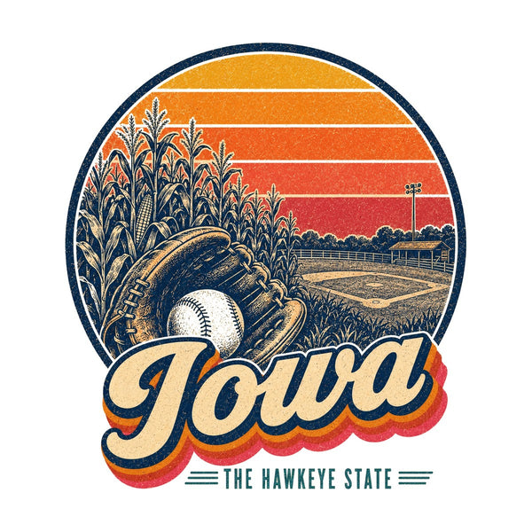Iowa Baseball In A Cornfield Tee