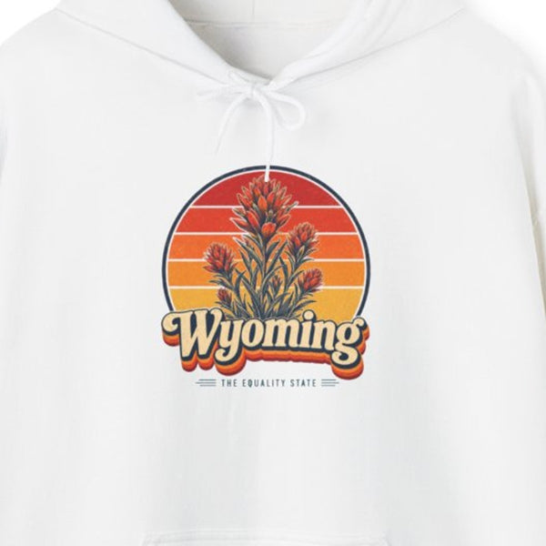 Wyoming Indian Paintbrush Hoodie