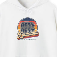 Louisiana French Quarter Balconies Hoodie