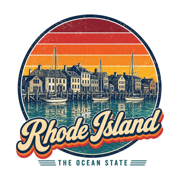 Rhode Island Harbor Waterfront Tee
