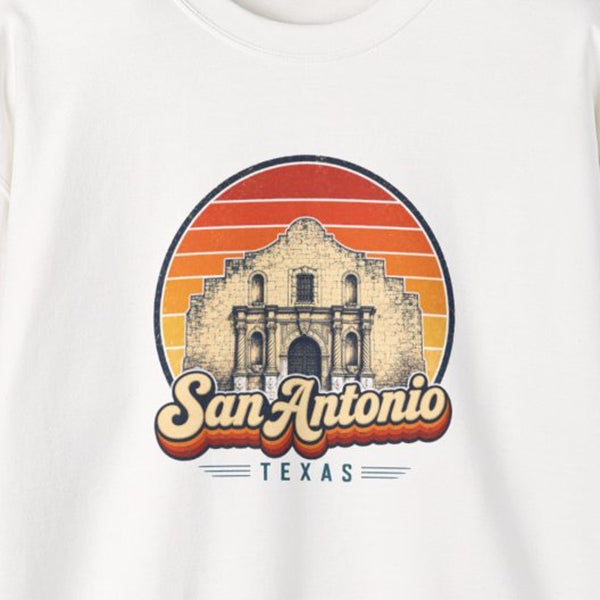 San Antonio Retro Sunset Sweatshirt