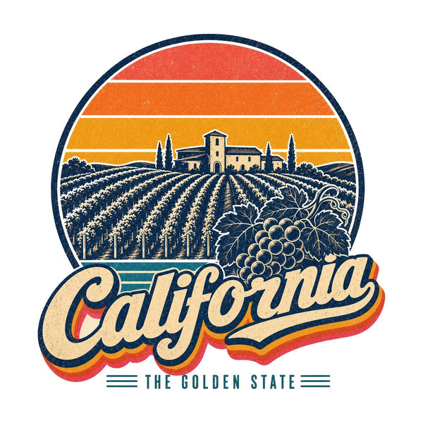California Wine Country Vineyards Tee