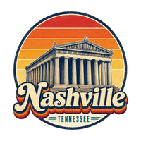 Nashville Retro Sunset Tee