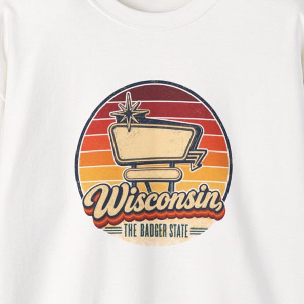 Wisconsin Supper Club Sign Sweatshirt