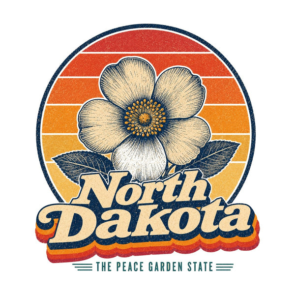 North Dakota Wild Prairie Rose Tee