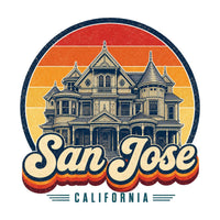 San Jose Retro Sunset Tee
