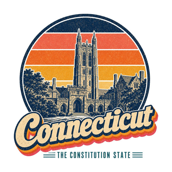 Connecticut Yale Campus Towers Tee