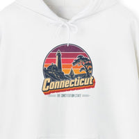 Connecticut Retro Sunset Hoodie