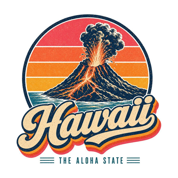 Hawaii Erupting Volcano Tee