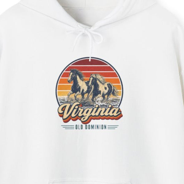 Virginia Chincoteague Ponies Hoodie