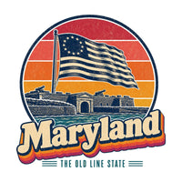 Maryland Fort Mchenry Flag Tee