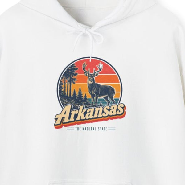Arkansas White Tailed Deer Hoodie