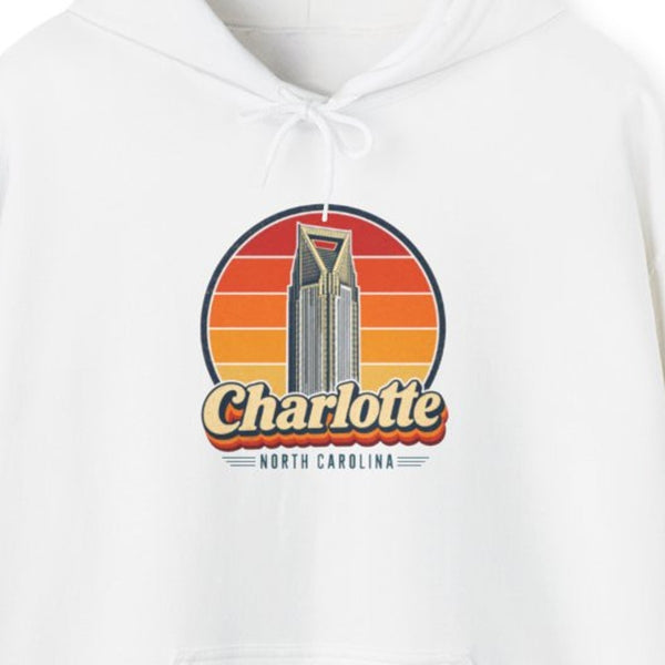 Charlotte Retro Sunset Hoodie