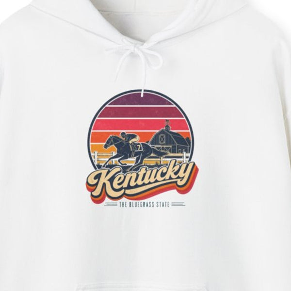 Kentucky Retro Sunset Hoodie