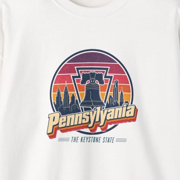 Pennsylvania Retro Sunset Sweatshirt