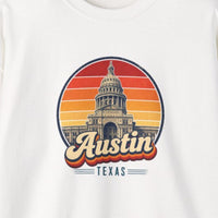 Austin Retro Sunset Sweatshirt
