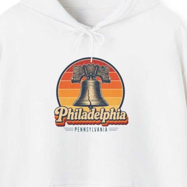 Philadelphia Retro Sunset Hoodie