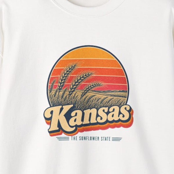 Kansas Wheat Fields Sweatshirt