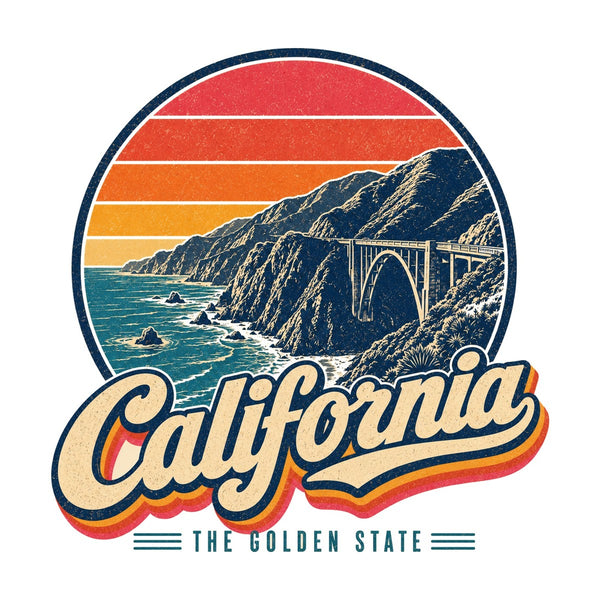 California Big Sur Coastline Tee
