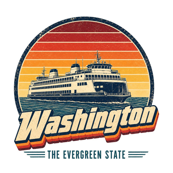 Washington Puget Sound Ferry Tee
