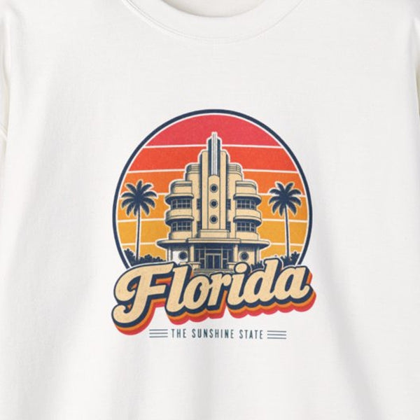 Florida Art Deco Miami Sweatshirt