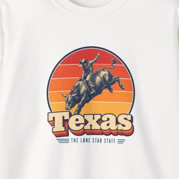 Texas Rodeo Bull Rider Sweatshirt
