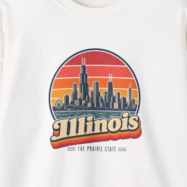 Illinois Chicago Skyline Sweatshirt