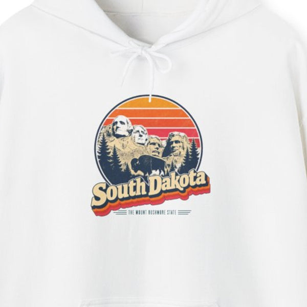 South Dakota Retro Sunset Hoodie