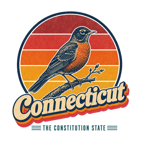 Connecticut American Robin Tee